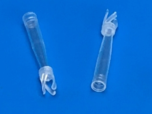 Limited Volume Clear Polypropylene Inserts with Bottom Springs