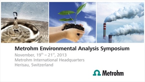 Metrohm Environmental Analysis Symposium