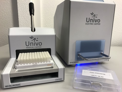 Micronic System used at the Clinical Cytology Biobank Sweden