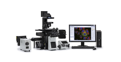 /custom/Olympus IX3 microscope frame with CellSens and ZDC2