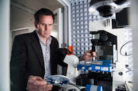 Professor Nico Voelcker at the Future Industries Institute of the University of South Australia, Adelaide, works with his JPK NanoWizard® AFM system