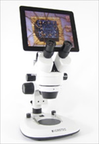 The MICROTEC HM3 microscope and ScopePad digital microscope camera 