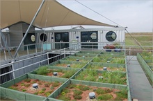 Renewable aggregates test centre for green roof growth aggregates